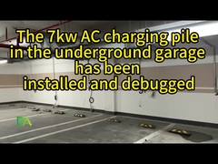 7KW 11KW 22KW Silberkolonnen Typ Einzelgewehr Elektrofahrzeug Wechselstromladestelle