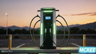 DC-EV-Schnellladegerät mit 10-Zoll-Touchscreen