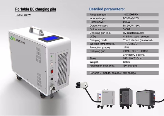 Ein guter Preis. RFID-kompatibel 20kw 220v schnelle OCPP DC EV-Auto-Ladegerät Chademo Ladestation Online