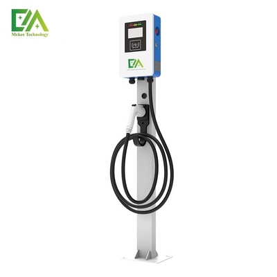 Ein guter Preis. Hauswirtschaftliche kommerzielle Blau-Weiß 7KW/11KW/22KW Einzelgeschützige Wechselstromladestelle/Elektrofahrzeugladestelle Online