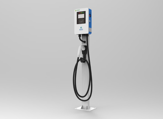 Weiß und Blau 7KW AC EV-Ladegerät für Büro-Hotel-Parkplatz