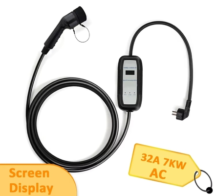 Ein guter Preis. TYPE2 32A 7KW Portable AC EV Ladegerät Wandbox Europäische Norm Online