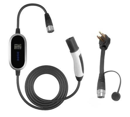 Ein guter Preis. 50A 240V 16ft NEMA 14-50P Mobil-Ev-Auto-Ladegerät Portable Tesla-Auto-Ladegerät Online