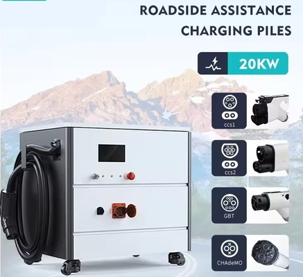 Ein guter Preis. Tragbare IP54 20KW mobile EV-Batterieladegerät für Notfallrettung auf der Straße Online