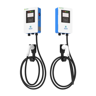 Ein guter Preis. 7KW/32A Blau-Weiß-Wand- / Post-Type Einzelgeschütz-Ladestelle für Elektrofahrzeuge Online