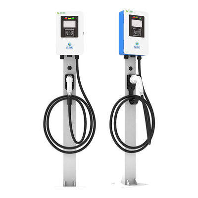 Ein guter Preis. 7KW 11KW 21KW Blau-Weiß-Säule / Fußboden-Stand-Einfach-Geschütz Elektrofahrzeug AC-Ladestelle Online