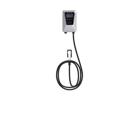 7KW 32A Silber-Wandkolumnen-Typ Einzelgeschütz Elektrofahrzeug Wechselstromladestelle