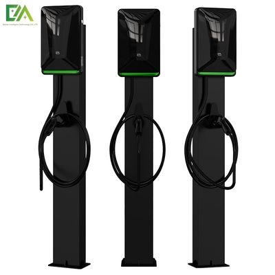 Ein guter Preis. 220V 380V 7kW 11KW 22KW Schwarze Spalte Typ Wechselstromladestelle für Elektrofahrzeuge im Haushalt Online