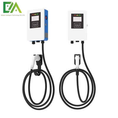 Ein guter Preis. 7KW 11KW 22KW Blau-Weiß-Wand-Elektrofahrzeug Einzelgewehr Wechselstrom-Ladestelle/Portable Charger Online