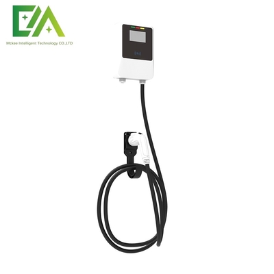 Ein guter Preis. 7KW 11KW 22KW Weißes Wandgebundenes Elektrofahrzeug Einfachgewehr Wechselstrom-Ladestelle Handheld-Ladegerät Online