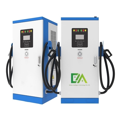 New Energy Commercial 120 KW Fast DC EV Ladestation Doppelgewehr Evse CCS2/GBT Ladestation für Elektroautos mit OCPP