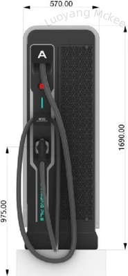 120KW Gleichstrom-EV-Ladegerät Schnellladegeschwindigkeit Kommunikationsprotokolle entspricht GB/TCCS EU UL US