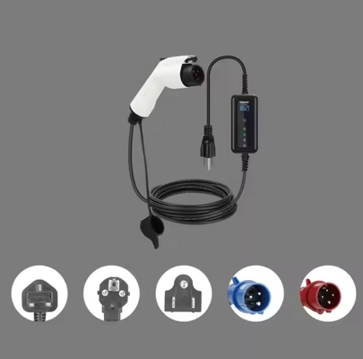 Ein guter Preis. Ev Portable 7kw Ac Ev Ladegerät Mobil Evse Portable Charger Elektrische Ladestation Portable Elektroauto Ladegerät Online