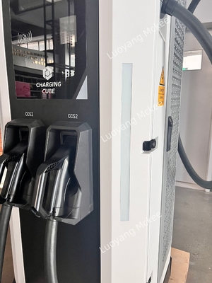 Neue 60 kW bis 240 kW EV Gleichstrom-Schnellladestation Fußboden Stand 7 Zoll Bildschirm Gleichstrom-Ladegerät für Elektrofahrzeuge Ladehaufen IP54