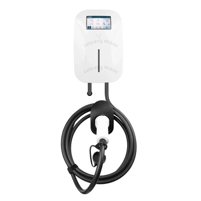 7KW RFID feuerfeste ABS Wandmontiertes elektrisches AC-Ladegerät Neugestaltetes Heim-Ladegerät wasserdichtes Bildschirm Betriebsbrett Ladestelle