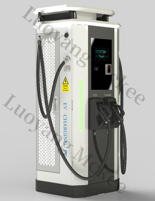 Ein guter Preis. DC 120kW CCS2 Zwei-Gun EV-Ladestation RFID-Funktion 400V Eingangsspannung IP54 Klasse Chademo verfügbar Online