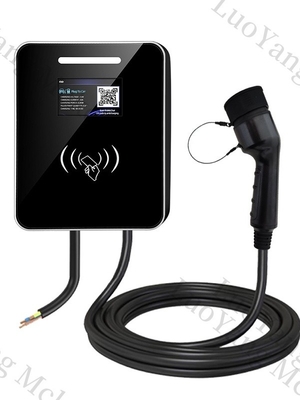 Ein guter Preis. Portable 22Kw EV Wandladegerät 7Kw 11Kw 16A 32A 32 Ampere Typ 2 Stufe 2 Wohn Elektroauto Ladestation Wandmontiert Online