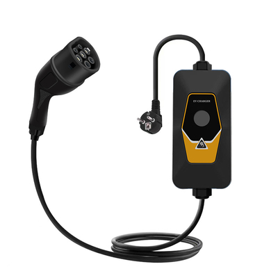 16A 3,5KW Smart Portable Ev-Ladegerät Typ 1 / Typ 2 / GBT Portable Ev-Ladegerät für Elektroautos mit 5 Ev-Ladegerät