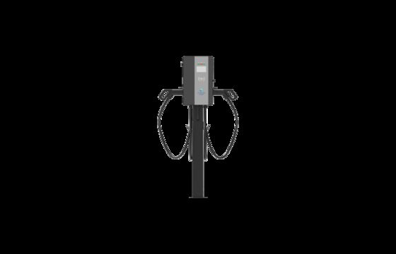 11*2 KW Wandmontierbare AC-EV-Ladestation mit 4,3-Zoll-Vollfarbdisplay für Typ-1-Elektrofahrzeuge