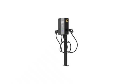 14KW Column-type AC EV Charger with 4.3-inch High-Brightness Color Touch Screen and Multiple Safety Protections