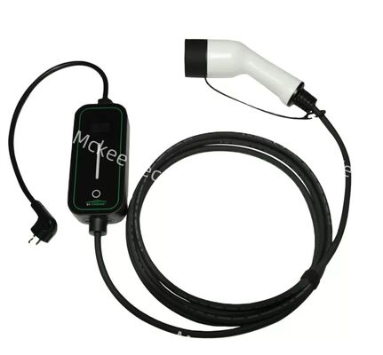 Ein guter Preis. 3.5kW 16A verstellbares tragbares EV-Ladegerät Typ 2 mit LCD-Display Online