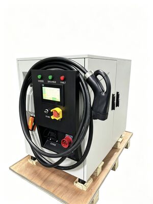 65kWh tragbares Energiespeichersystem, 60kW mobiler Gleichstrom-EV-Ladegerät.