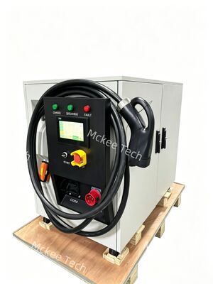 Leistung 60kW mobile Ladestation für Elektrofahrzeuge, 65kWh tragbares Energiespeicherladegerät mit IP55-Schutz