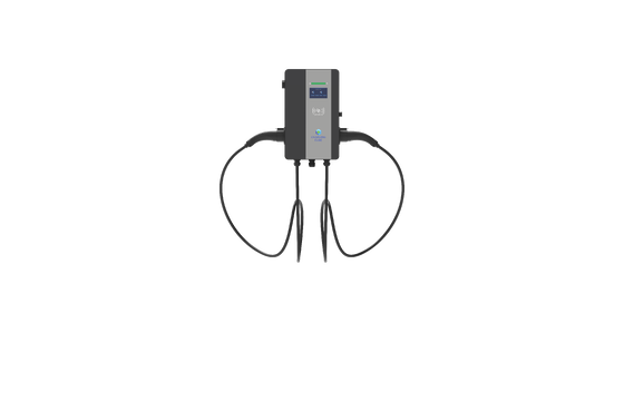 High‑Brightness Color Touch Screen European Standard Wall‑Mounted AC Charging Pile, PC Housing, Card & Mobile Payment, Over‑voltage & Leakage Protection Wall Charger