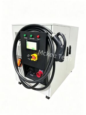 60kW mobiler Gleichstrom-EV-Schnellladegerät, integrierte 65kWh tragbare Energiespeicherung, IP54-Gehäuse