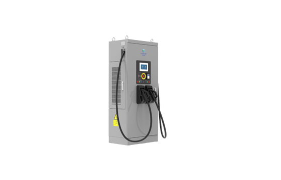 Card-Swiping European Standard CCS2 Gleichspannungsladegerät, 7-Zoll-Farb-Touchscreen mit Mensch-Maschine-Interaktion