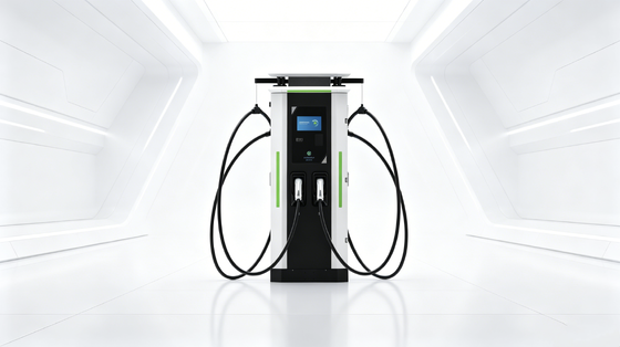 Ein guter Preis. Luftkühlung 4G Ethernet WIFI APP IP54 OCPP1.6J 10-Zoll-Touchscreen Weiße Tau-Serie DC EV-Ladegerät 120kW Schnellladestation für Autobahnparkplätze Handelsflottenanwendungen Online