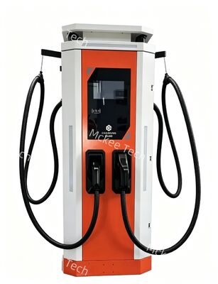 Für kommerzielle Flotten Schwerer Industrielastwagen Schnellladestation 60KW White Dew Serie DC EV Ladegerät Luftkühlung IP54 OCPP1.6J 10 Zoll Touchscreen