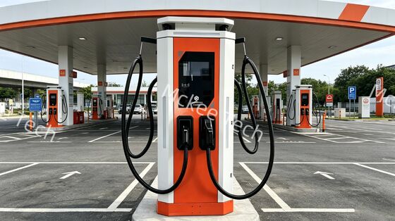 Ladeinfrastruktur für Schwerlastfahrzeuge der Handelsflotte White Dew Serie 240KW Gleichstrom-EV-Ladegerät Luftkühlung OCPP1.6J 10 Zoll Touchscreen IP54 Schnellladestation