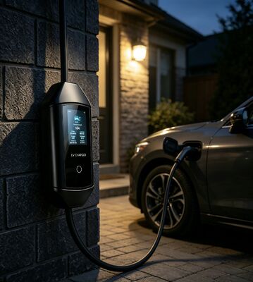 Ein guter Preis. Hohe Sicherheit McKee Q2 Tragbares AC EV Ladegerät Typ 1 3,84kW für Haushalt und Outdoor-Laden 6A bis 16A Einstellbarer Strom 85V bis 265V Betriebsspannung 3,67 Zoll LCD-Bildschirm IP54 UL94 V0 Online