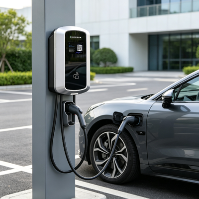 Ein guter Preis. Typ2-kompatible J8 Wandladestation AC-Ladestation EV-Ladegerät 7kw 32A 85V 265V IP54 5,64 Zoll LCD-Display für privates und geschäftliches Laden Online