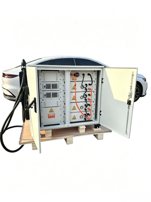 Ein guter Preis. Flüssigkeitsgekühlte mobile Energiespeicher-Powerbank 76 kWh 80 kW DC-Ladegerät 7-Zoll-Touchscreen 7 m Kabel IP54 unterstützt CCS1 CCS2 CHAdeMO GBT Tesla Ladepistole Online