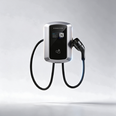 Ein guter Preis. J8 US Typ1 Heim-EV-Ladegerät Wandmontage und Säulenmontage AC-Ladestation 7,6 kW 32 A 85 V 265 V IP54 5,64 Zoll LCD-Display Online