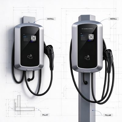 Ein guter Preis. 11,5 kW Typ 1 AC EV-Ladegerät, kompakte 340 x 190 x 80 mm Steuerbox, Lade-Wallbox nach US-Standard Online