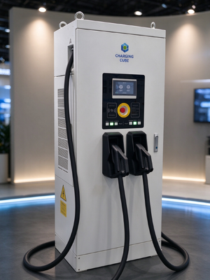 IP54 120kW DC-Schnellladegerät 10-Zoll-Touchscreen Vollständiger Kettensicherheitsschutz 5m Kabel Autobahn